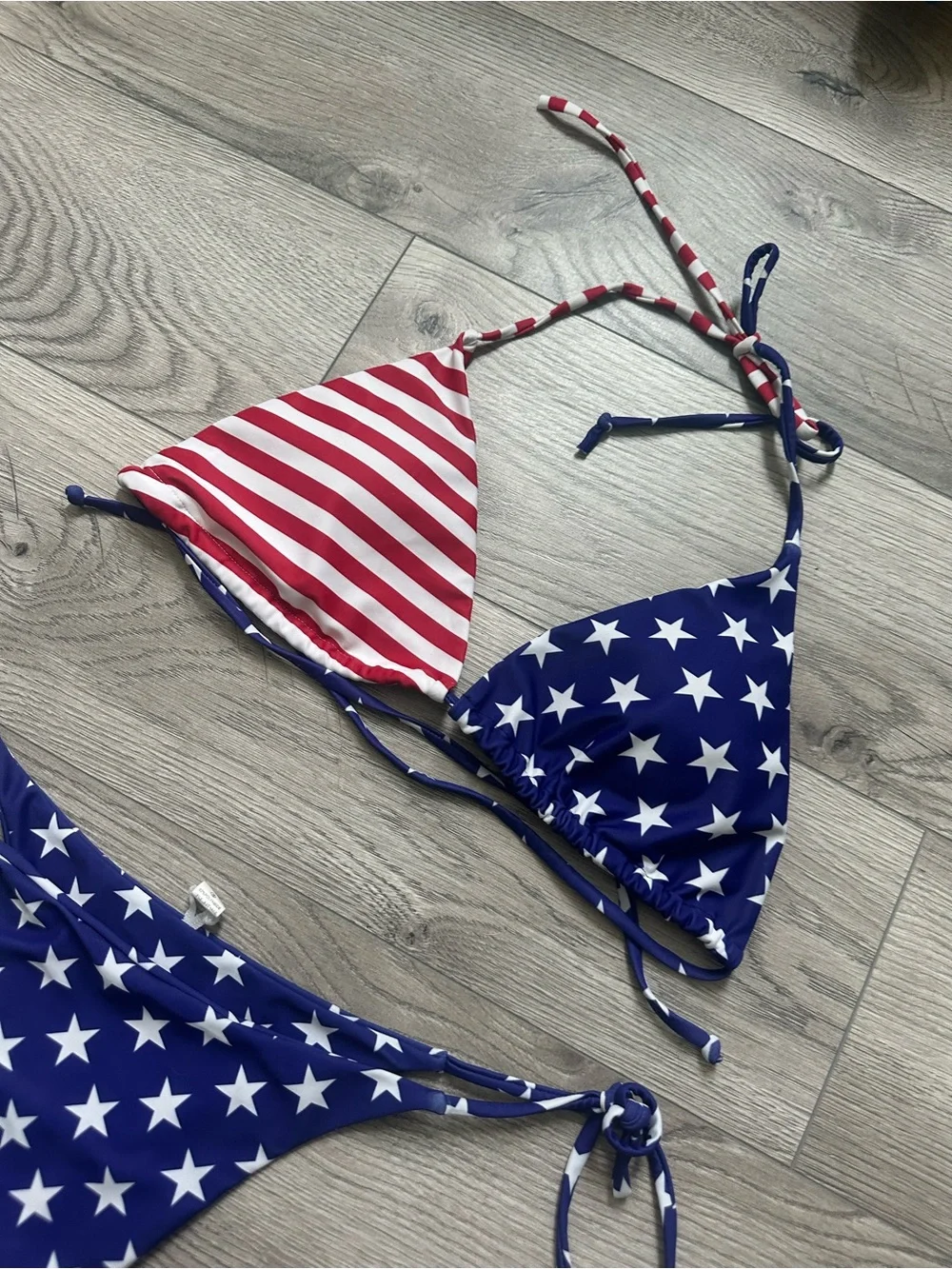 American Flag Bikini Set